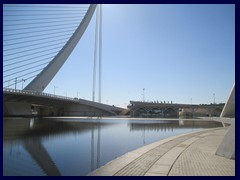 City of Arts and Sciences 048 - El Pont de l'Assut de l'Or, a very cool 125m high suspension bridge that is the tallest structure in the area.